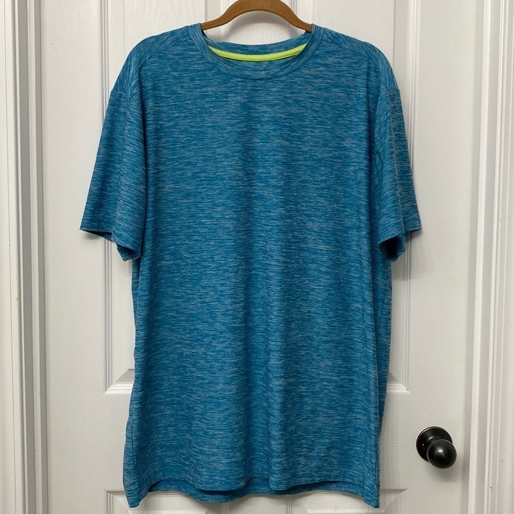 RB3 Men's Heather Blue Short Sleeve Performance Tee